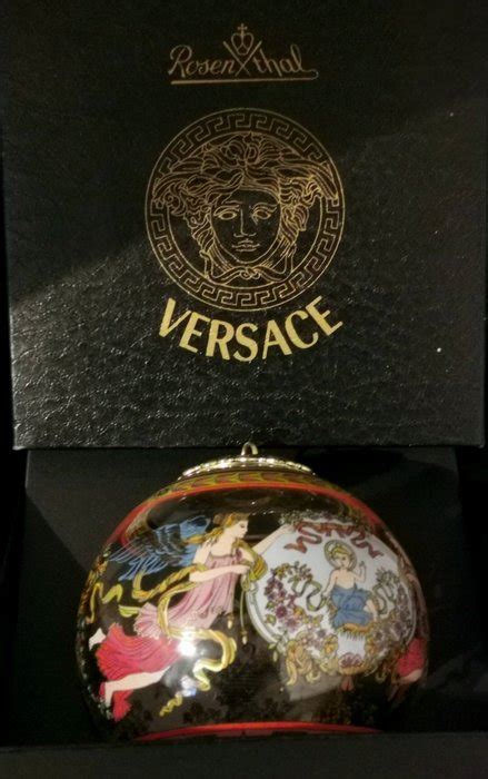 palle di natale versace|HOLIDAY ORNAMENTS .